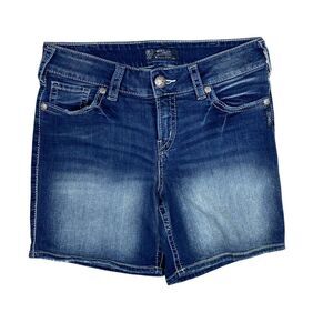 Silver Suki Mid Short Size W30 / L 4.5